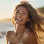 A person with smooth, volume-restored facial contours, symbolizing the sustained aesthetic improvement and longevity of Juvederm dermal fillers.